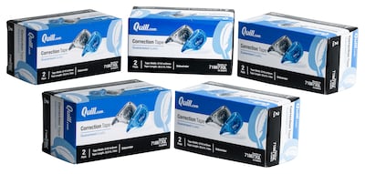 Quill Brand® White Out Sidewinder Correction Tape, 2/Pk (52039-QCC
