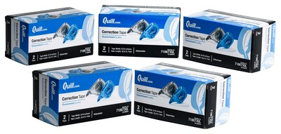 Quill Brand® White Out Sidewinder Correction Tape, 2/Pk (52039-QCC