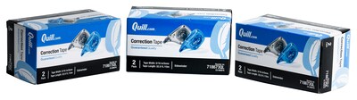 Quill Brand® White-Out  Sidewinder Correction Tape, White, 6/Pack (718673Q6)