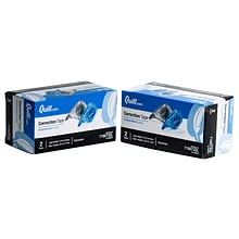 Quill Brand® Correction Tape; Sidewinder, 4/Pack