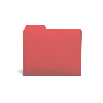 TRU RED™ Plastic File Pockets, Letter Size, Assorted Colors, 5/Pack (TR20674)