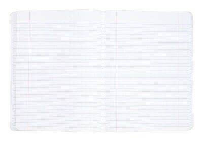 Mead Square Deal 1-Subject Composition Notebooks, 7.5" x 9.75", Wide Ruled, 100 Sheets, Black (09920)
