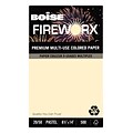 Boise FIREWORX Premium Multi-Use Colored Paper, 20 lbs., 8.5 x 14, Flashing Ivory, 500 Sheets/Ream (MP2204IY)