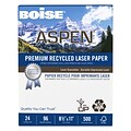 Boise ASPEN 8.5 x 11 Laser Paper, 24 lbs., 96 Brightness, 500 Sheets/Ream (CASBPL2411RC)