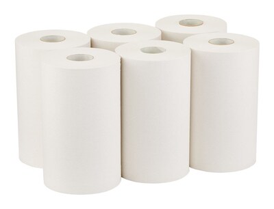 Pacific Blue Ultra Hardwound Paper Towels, 1-ply, 400 ft./Roll, 6 Rolls/Carton (26610)