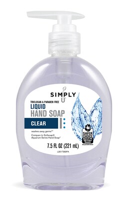 VIJON Simply U Clear Liquid Hand Soap, 7.5 Fl. Oz. (1000051964)