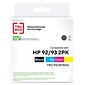 TRU RED™ Remanufactured Black/Tri-Color Standard Yield Ink Cartridge Replacement for HP 92/93 (C9513FN), 2/Pack
