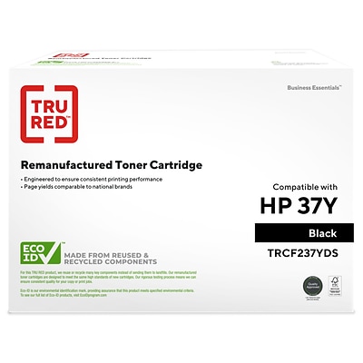 TRU RED™ Remanufactured Black Extra High Yield Toner Cartridge Replacement for HP 37Y (TRCF237Y)