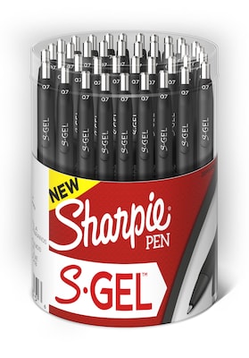 3 Gel Pens + 50 Refills Set 0.38mm Black Blue Red Ink Bulk Pens