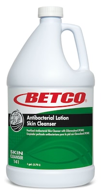 Betco Antibacterial Lotion Skin Cleanser, Papaya, 128 Fl. Oz. (1410400)