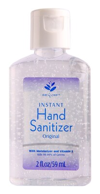 Mellow Gel Hand Sanitizer with Moisturizer and Vitamin E, Original Scent, 2 oz., 24/Pack (ML315)