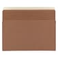 Smead Easy Grip Redrope File Pockets, 3-1/2" Expansion, Letter Size, Brown, 25/Box (73208)