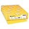 Astrobrights Colored Paper, 24 lbs., 8.5 x 14, Solar Yellow, 500 Sheets/Ream (22532)