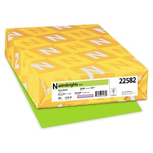 Astrobrights Colored Paper, 24 lbs., 8.5 x 14, Terra Green, 500 Sheets/Ream (22582)