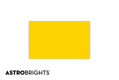 Astrobrights Colored Paper, 24 lbs., 8.5 x 14, Solar Yellow, 500 Sheets/Ream (22532)