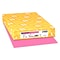Astrobrights Colored Paper, 24 lbs., 11 x 17, Pulsar Pink, 500 Sheets/Ream (21033/22623)