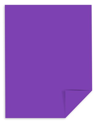 Astrobrights Colored Paper, 24 lbs., 8.5" x 11", Gravity Grape, 500 Sheets/Ream (21961)