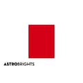 Astrobrights Colored Paper, 24 lbs., 8.5 x 11, Re-Entry Red, 500 Sheets/Ream (22551)