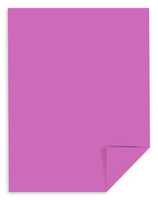 Astrobrights Colored Paper, 24 lbs., 8.5" x 11", Outrageous Orchid, 500 Sheets/Ream (21946)