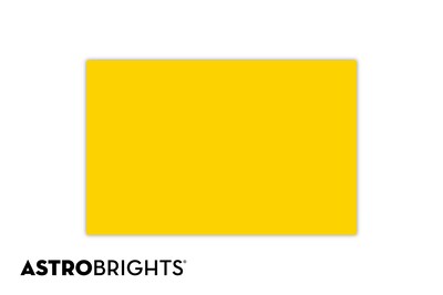 Astrobrights Colored Paper, 24 lbs., 11 x 17, Solar Yellow, 500