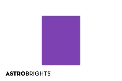 Astrobrights 8.5" x 11", Colored Paper, 24 lbs., Gravity Grape, 500 Sheets/Ream (21961)