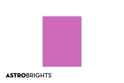 Astrobrights Colored Paper, 24 lbs., 8.5 x 11, Outrageous Orchid, 500 Sheets/Ream (21946)