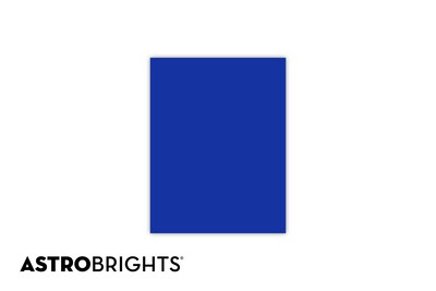 Astrobrights Colored Paper, 24 lbs., 8.5" x 11", Blast-Off Blue, 500 Sheets/Ream (21906)