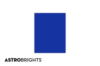 Astrobrights Colored Paper, 24 lbs., 8.5 x 11, Blast-Off Blue, 500 Sheets/Ream (21906)