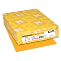 Astrobrights 30% Recycled Colored Paper, 24 lbs., 8.5 x 11, Galaxy Gold, 500 Sheets/Ream (22571)