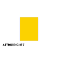 Astrobrights Colored Paper, 24 lbs., 8.5 x 11, Sunburst Yellow, 500 Sheets/Ream (WAU22591)