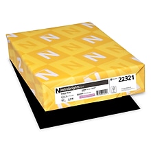 Astrobrights 8.5 x 11, Colored Paper, 24 lbs., Eclipse Black, 500 Sheets/Ream (22321)