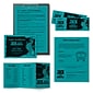 Astrobrights Colored Paper, 24 lbs., 8.5" x 11", Terrestrial Teal, 500 Sheets/Ream (21849/22479)