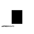 Astrobrights 8.5 x 11, Colored Paper, 24 lbs., Eclipse Black, 500 Sheets/Ream (22321)