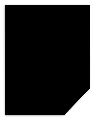 Astrobrights 8.5" x 11", Colored Paper, 24 lbs., Eclipse Black, 500 Sheets/Ream (22321)