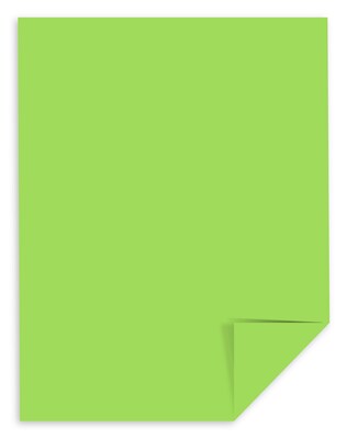 Astrobrights Colored Paper, 24 lbs., 8.5" x 11", Martian Green, 500 Sheets/Ream (21801)