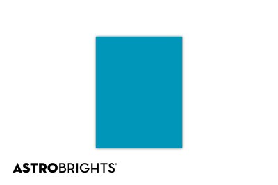 Astrobrights Colored Paper, 24 lbs., 8.5 x 11, Celestial Blue, 500 Sheets/Ream (22661)