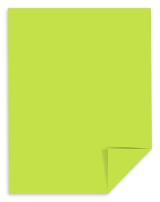 Astrobrights Colored Paper, 24 lbs., 8.5" x 11", Vulcan Green, 500 Sheets/Ream (21859/22379)