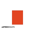 Astrobrights Colored Paper, 24 lbs., 8.5 x 11, Orbit Orange, 500 Sheets/Ream (22561)