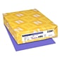 Astrobrights Colored Paper, 24 lbs., 8.5" x 11", Venus Violet, 500 Sheets/Ream (22081)