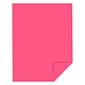 Astrobrights Colored Paper, 24 lbs., 8.5" x 11", Plasma Pink, 500 Sheets/Ream (22119)