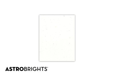 Astrobrights Colored Paper, 24 lbs., 8.5 x 11, Starburst White, 500 Sheets/Ream (22301)