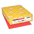 Astrobrights Colored Paper, 24 lbs., 8.5 x 11, Rocket Red, 500 Sheets/Ream (22641)