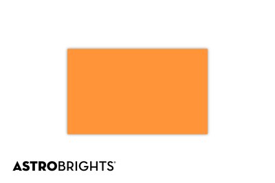 Astrobrights Colored Paper, 24 lbs., 8.5 x 14, Cosmic Orange, 500 Sheets/Ream (22652)