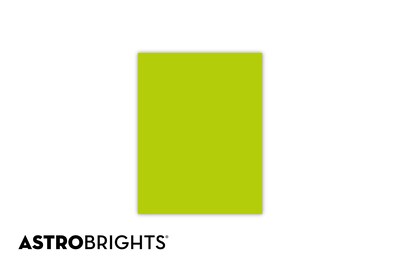 Astrobrights Colored Paper, 24 lbs., 8.5" x 11", Terra Green, 500 Sheets/Ream (22581/21588)