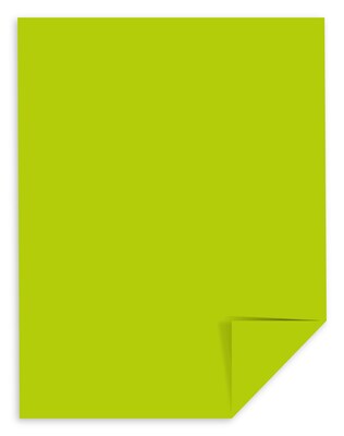 Astrobrights Colored Paper, 24 lbs., 8.5" x 11", Terra Green, 500 Sheets/Ream (22581/21588)