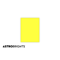 Astrobrights Colored Paper, 24 lbs., 8.5" x 11", Lift-Off Lemon, 500 Sheets/Ream (21011)