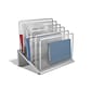 TRU RED™ 5-Compartment Wire Mesh File Organizer, Silver (TR57555)