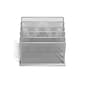 TRU RED™ 5-Compartment Wire Mesh File Organizer, Silver (TR57555)