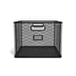 TRU RED™ Wire Mesh File Organizer, Matte Black (TR57549)