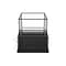 TRU RED™ 4-Compartment Wire Mesh File Organizer, Matte Black (TR57536)